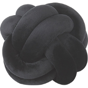 MALNI - Sierkussen - Zwart - 20 x 20 cm - Fluweel