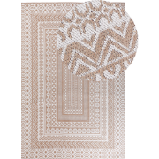 BAGLAR - Jute vloerkleed - Beige/Wit - 200 x 300 cm - Jute