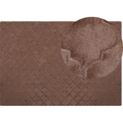 GHARO - Hoogpolig vloerkleed - Bruin  - 160 x 230 cm - Polyester