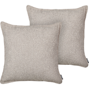 SENECIA - Sierkussen set van 2 - Beige - Teddystof