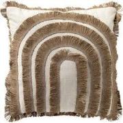 Dutch Decor MARINA - kussenhoes 45x45 cm - jute afwerking - Natural - ...