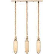Home sweet home touw hanglamp Leonardo 3L Tube - amber