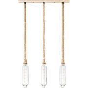 Home sweet home touw hanglamp Leonardo 3L Tube - helder