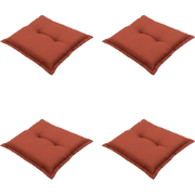 Madison -  Zitkussen Panama terra - Ca. 50x50 cm - Set van 4