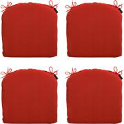 Madison -  Zitkussen Basic red - Ca. 46x48 cm - Set van 4