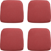Madison -  Zitkussen Wicker Manchester red - Ca. 48x48 cm - Set van 4
