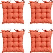 Madison -  Zitkussen Toscane Panama flame orange - Ca. 46x46 cm - Set ...