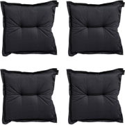 Madison -  Zitkussen Basic black - Ca. 50x50 cm - Set van 4