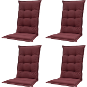 Madison -  Tuinstoelkussen Lage Rug Panama bordeaux - Ca. 105x50 cm - ...