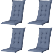 Madison -  Tuinstoelkussen Lage Rug Basic kobalt - Ca. 105x50 cm - Set...