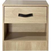 Nachtkastje met 1 lade en 1 nis