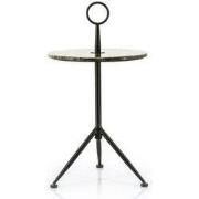 By Boo Bijzettafel Dober Marmer Bruin 42x42x74 cm