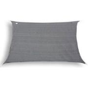 hanSe® Schaduwdoek Rechthoek Waterdoorlatend 2x4 m Zonnedoek Grijs