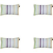 Madison -  Sierkussen Righe purple - Ca. 30x50 cm - Set van 4