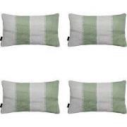 Madison -  Sierkussen Banda kaki - Ca. 30x50 cm - Set van 4