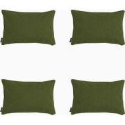 Madison -  Sierkussen Moss green canvas eco+ - Ca. 30x50 cm - Set van ...