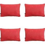 Madison -  Sierkussen Panama brick red - Ca. 40x60 cm - Set van 4