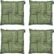 Madison -  Zitkussen Joah sage - Ca. 50x50 cm - Set van 4