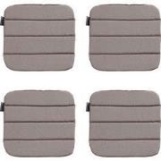 Madison -  Zitkussen Panama taupe - Ca. 40x40 cm - Set van 4