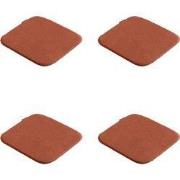 Madison -  Zitkussen Panama terra - Ca. 40x40 cm - Set van 4