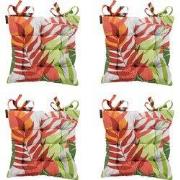 Madison -  Zitkussen Toscane Iven terra - Ca. 46x46 cm - Set van 4