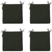 Madison -  Zitkussen Green canvas eco+ - Ca. 40x40 cm - Set van 4