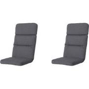 Madison -  Tuinkussen Excellent Lage Rug Manchester grey - Ca. 105x50 ...