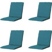 Madison -  Stapelstoelkussen Panama sea blue - Ca. 97x49 cm - Set van ...