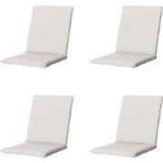 Madison -  Stapelstoelkussen Napels sand - Ca. 97x49 cm - Set van 4