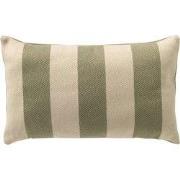 CYRUS - kussenhoes 30x50 cm - waterafstotend - gestreept - Swamp - gro...