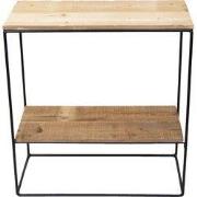 Clayre & Eef Sidetable 60x25x66 cm Bruin Hout
