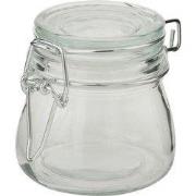 Clayre & Eef Voorraadpot Ø 9x7 cm Glas