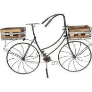 Clayre & Eef Planthouder Fiets 85x30x58 cm Bruin IJzer Fiets