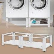 Wasmachine onderstel onderkast dubbele set 63x54x32 cm met planchet in...