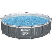Bestway frame zwembad steel pro max set rond 457 cm met ledverlichting