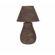 PTMD Tafellamp Peake - 30x30x49 cm - Hout - Bruin