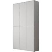 Meubella - Schoenenkast Amber - Lichtgrijs - 109 cm