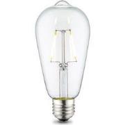 Edison Vintage LED filament lichtbron Drop - Helder - ST64 Deco - Retr...