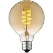 Edison Vintage LED filament lichtbron Globe - Amber - G95 Spiraal - Re...