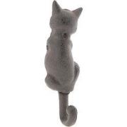 Clayre & Eef Wandhaak 5x3x17 cm Bruin Metaal