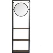 Clayre & Eef Spiegel 53x165 cm Zwart Hout