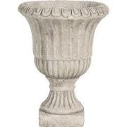 Clayre & Eef Bloempot Ø 15x20 cm Grijs Bruin Steen