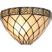 Lumilamp Wandlamp Tiffany 30x15x20 cm Beige Bruin Metaal