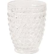 Clayre & Eef Waterglas 225 ml Glas Rondjes