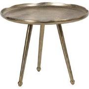 Clayre & Eef Bijzettafel Ø 69x52 cm Goudkleurig Aluminium