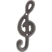 Clayre & Eef Wandhaak 6x5x17 cm Bruin IJzer