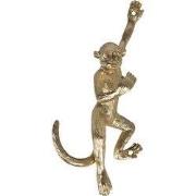 Clayre & Eef Wandhaak 8x6x19 cm Goudkleurig IJzer