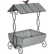 Clayre & Eef Planthouder 43x23x59 cm Grijs IJzer