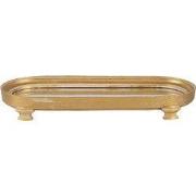 Clayre & Eef Decoratie schaal 36x13x4 cm Goudkleurig Kunststof