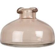 Clayre & Eef Vaas Ø 8x11 cm Roze Glas